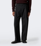 Studio Nicholson Pull pleated wool wide-leg pants