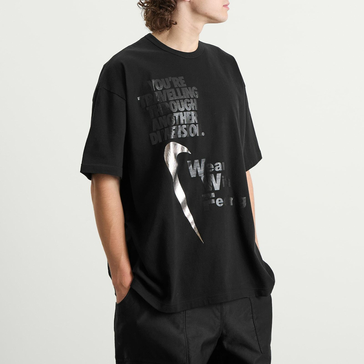 Comme des Garçons Men's x Nike T-Shirt in Black