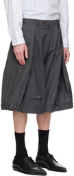 HODAKOVA Gray Suit Shorts