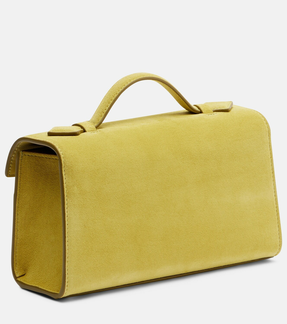 Savette Symmetry suede top-handle bag
