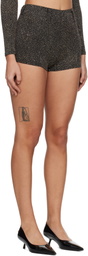 Beaufille Black & Gold Nikos Shorts