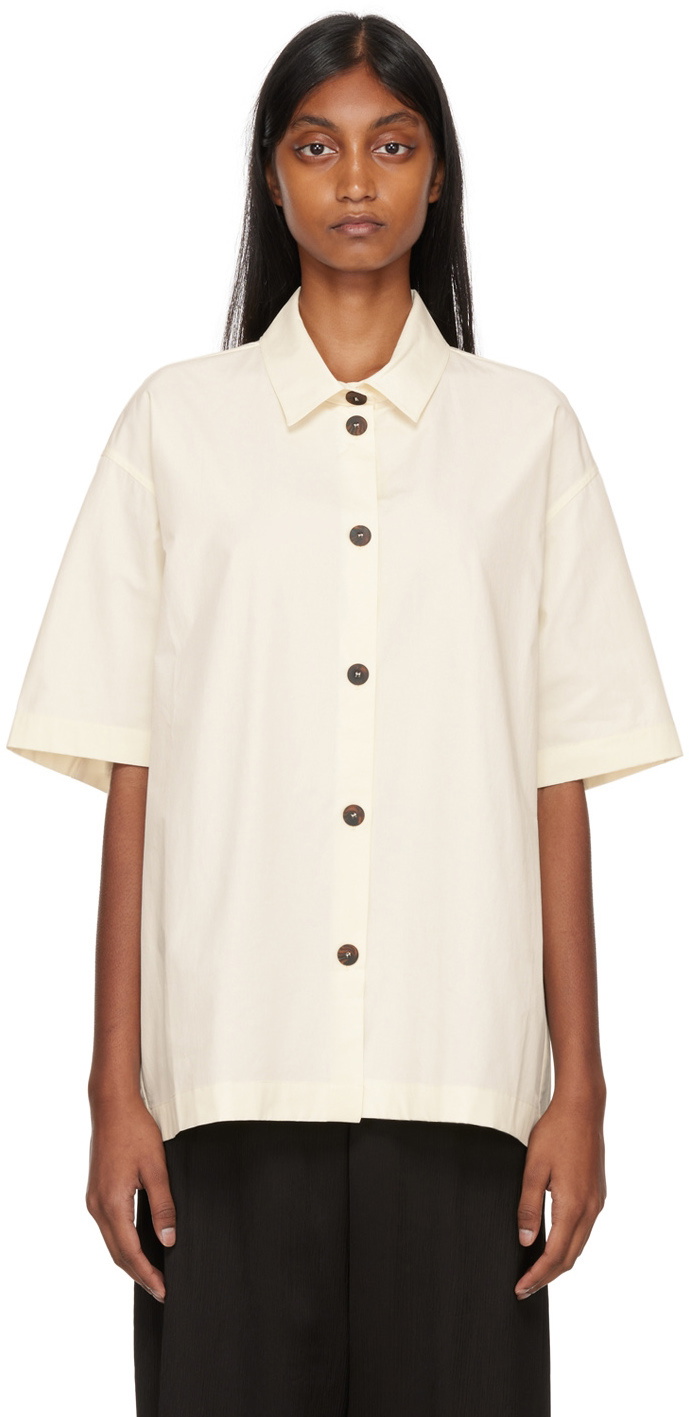 Studio Nicholson Off-White Piero Shirts Studio Nicholson