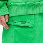 Pangaia Double Jersey Cargo Short in Jade Green