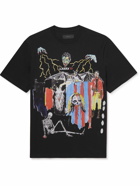 AMIRI - Wes Lang Blood 38' Printed Cotton-Jersey T-Shirt - Black