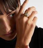 Yeprem Golden Strada 18kt gold ring with diamonds