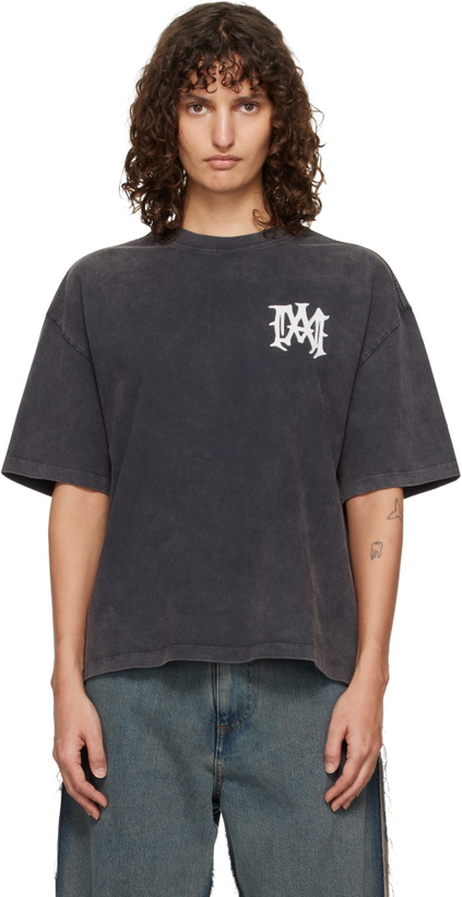 Photo: AMIRI Gray 'Amiri Hollywood' Oversized T-shirt