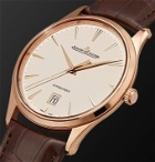 Jaeger-LeCoultre - Master Ultra Thin Date Automatic 39mm 18-Karat Rose Gold and Alligator Watch, Ref No. 1232510 - Neutrals