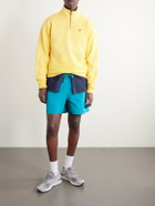 Aimé Leon Dore - Straight-Leg Logo-Embroidered Shell Drawstring Shorts - Green