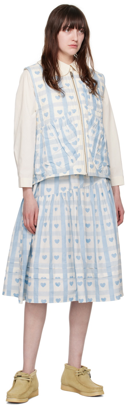 Story mfg. Blue Juniper Midi Skirt
