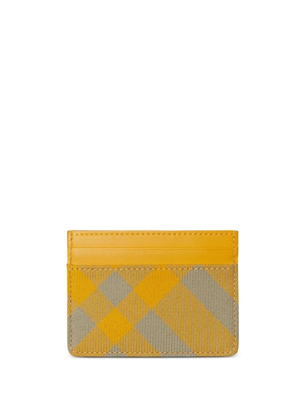 Photo: BURBERRY - Checked Card Case