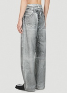 Coated Jeans in Grey