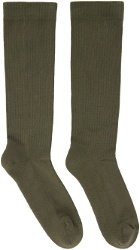 Rick Owens DRKSHDW Green Luxor Socks