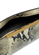 Khaite Donna Snake-effect Leather Clutch - Natural - One Size
