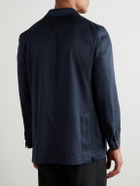 Rubinacci - Silk-Twill Blazer - Blue