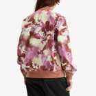 A Bathing Ape Women's Map Camo Bomber Jacket in Pink 