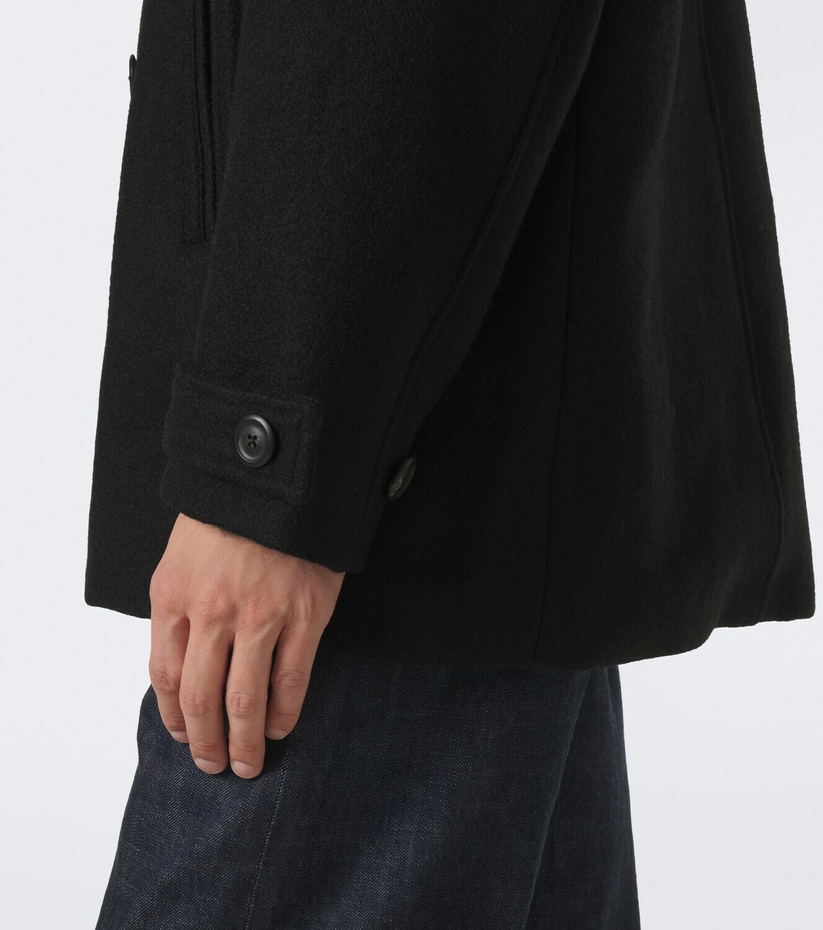 Our Legacy Wage virgin wool peacoat