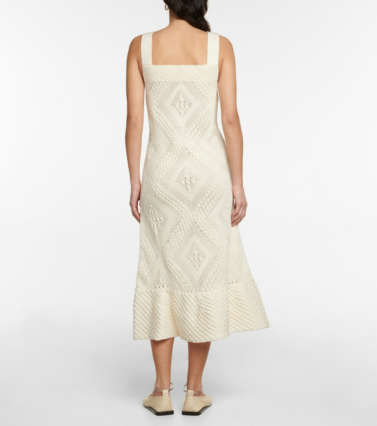 Jil Sander - Crochet cotton-blend midi dress Jil Sander