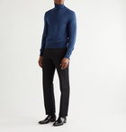 TOM FORD - Slim-Fit Cashmere and Silk-Blend Rollneck Sweater - Blue