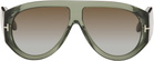TOM FORD Green Bronson Sunglasses