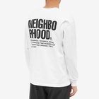 Neighborhood Men's Long Sleeve NH-2 T-Shirt in White