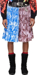 Chopova Lowena Blue & Purple Ducky Knee Carabiner Skirt