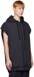 Y's Black Back Pocket Coat