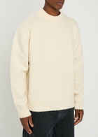 Axel Arigato Miles Textured Wool-blend Jumper Off White
