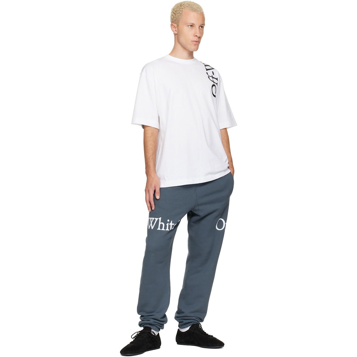 Off-White White Vertical Bookish Skate T-shirt