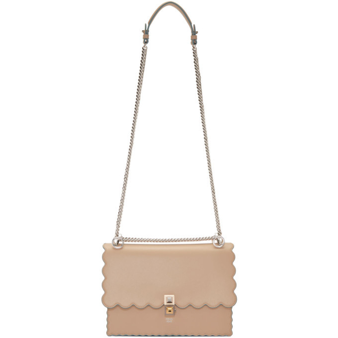 Fendi Pink Scalloped Kan I Bag Fendi