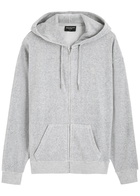 Juicy Couture Halan Hooded Velour Sweatshirt Silver