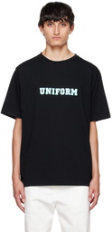 Uniform Experiment Black Printed T-Shirt