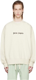 Palm Angels Off-White Printed Sweatshirt