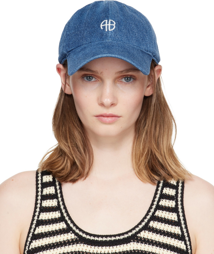 Photo: ANINE BING Blue Jeremy Baseball Cap