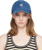 ANINE BING Blue Jeremy Baseball Cap