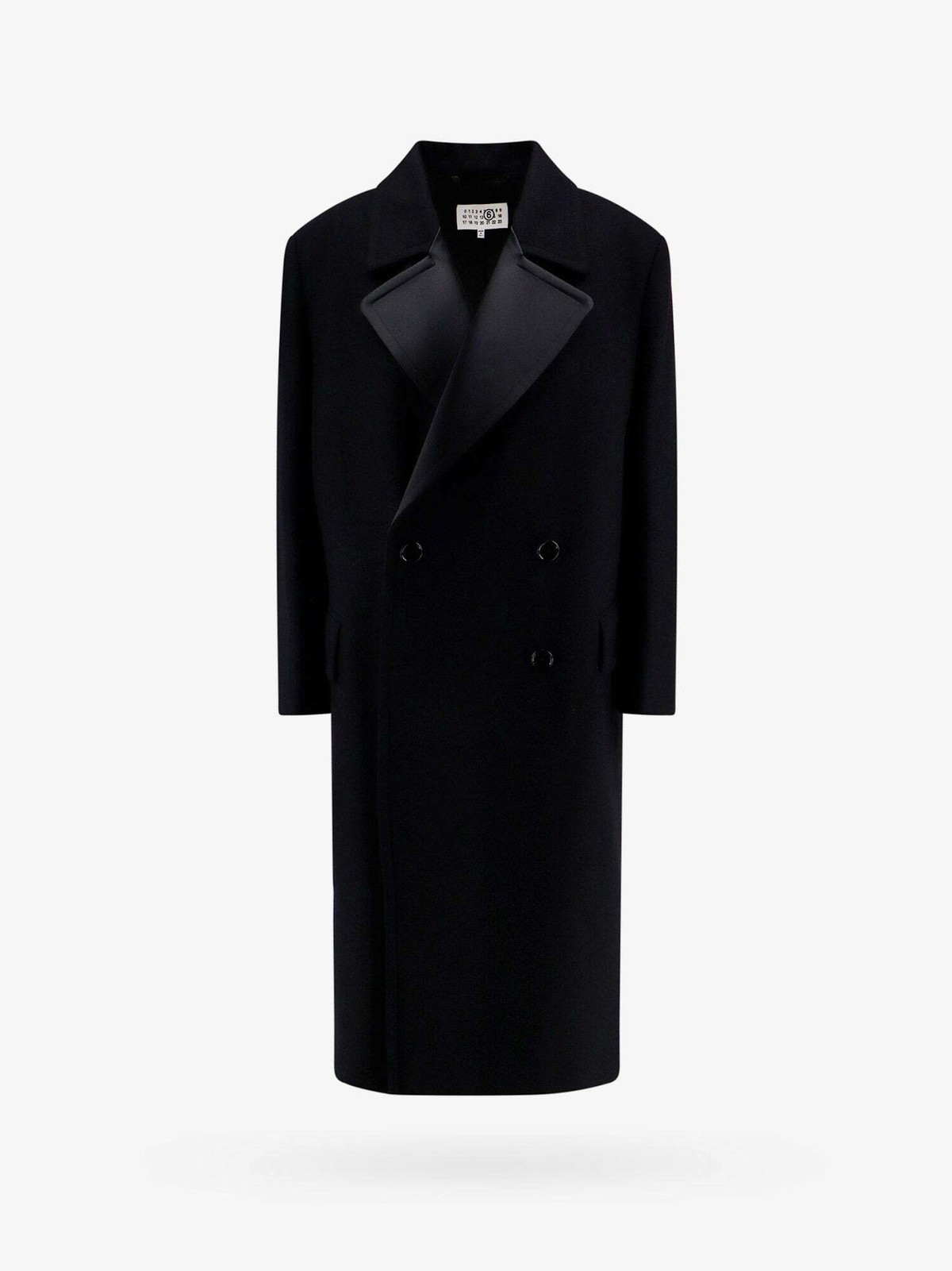 Mm6 Maison Margiela Coat Black Womens MM6 Maison Margiela