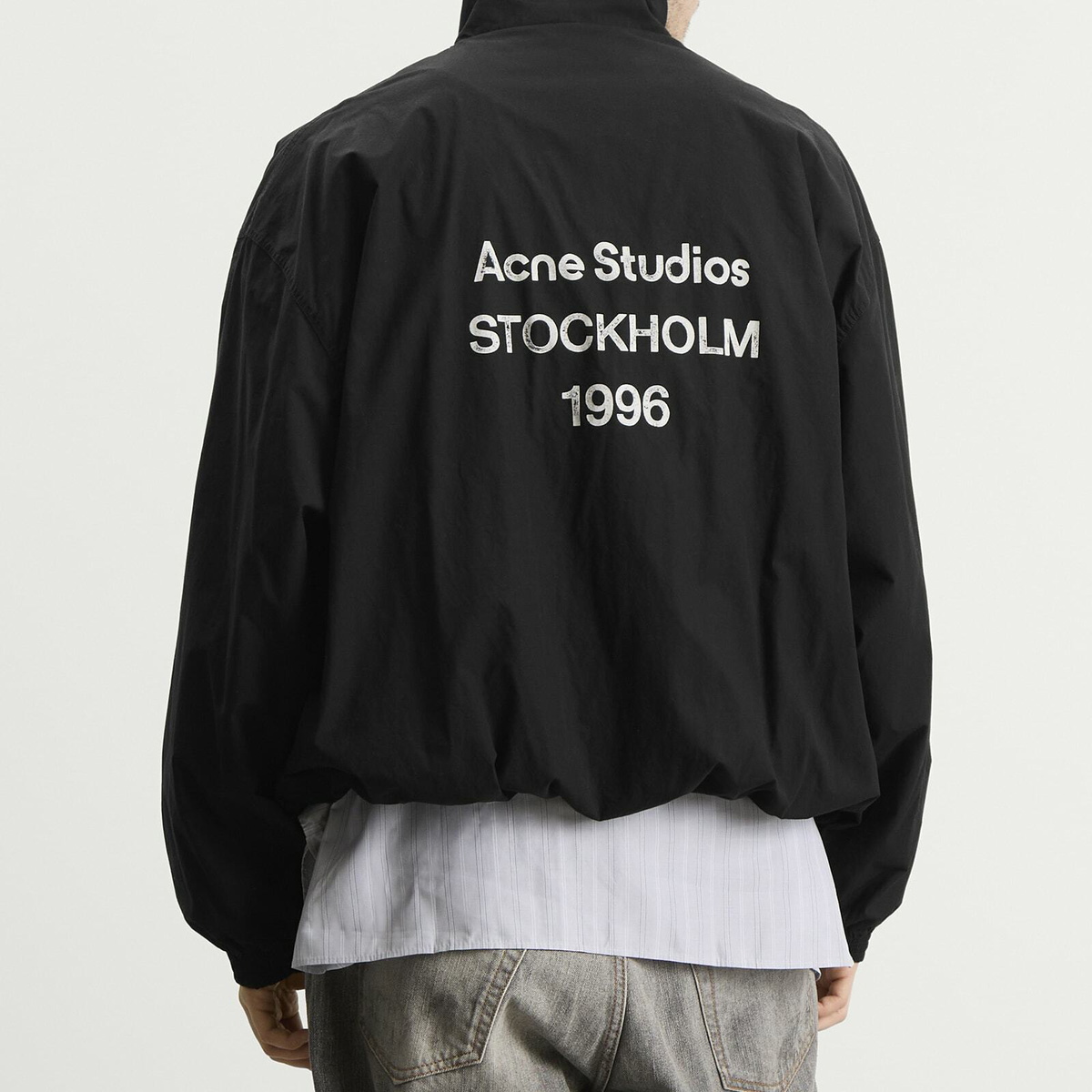 Acne Studios Men's 1996 Cotton Zip Jacket in Black Acne Studios