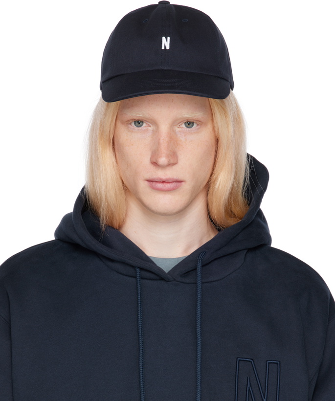 Photo: NORSE PROJECTS Navy Twill Sports Cap