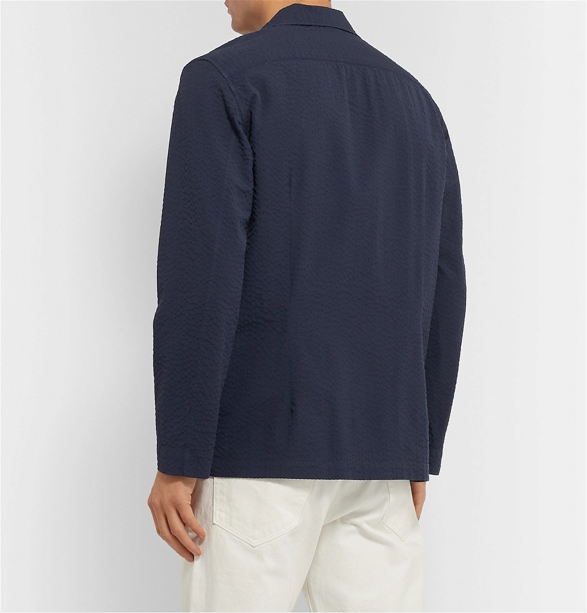Lardini Seersucker Cotton Jacket-