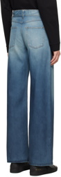 Winnie New York Blue Pleated Jeans