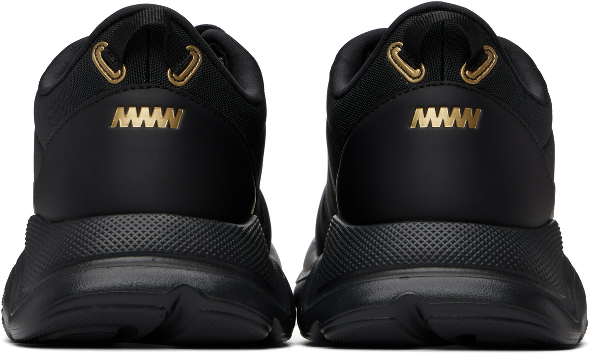 Hugo Black Logo Stamp Sneakers