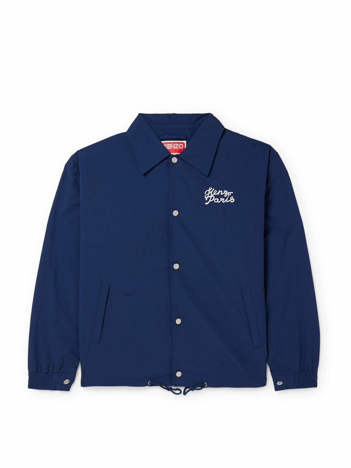 KENZO - Logo-Print Nylon Jacket - Blue Kenzo