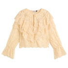 RIXO Women's Faryn Top in Vintage Cream
