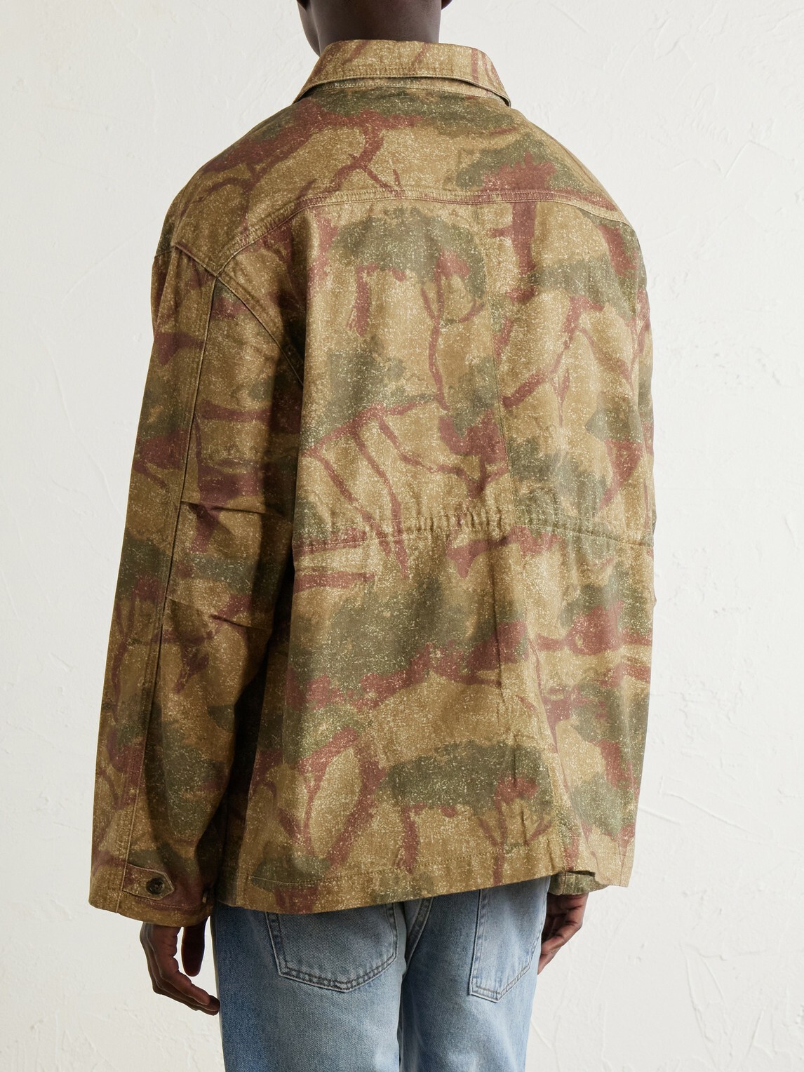 MANAAKI - Niha Camouflage-Print Denim Jacket - Green