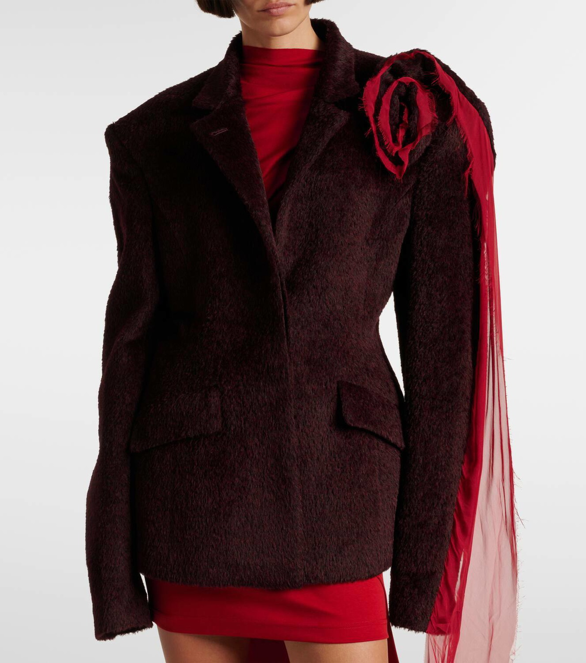 Didu Embellished floral blazer