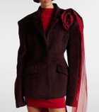 Didu Embellished floral blazer