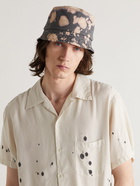 NOMA t.d. - Bleached Cotton-Twill Bucket Hat - Gray