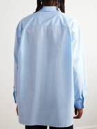 The Row - Lukre Cotton-Poplin Shirt - Blue
