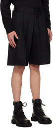 Dsquared2 Black 2 Pleats Surf Shorts