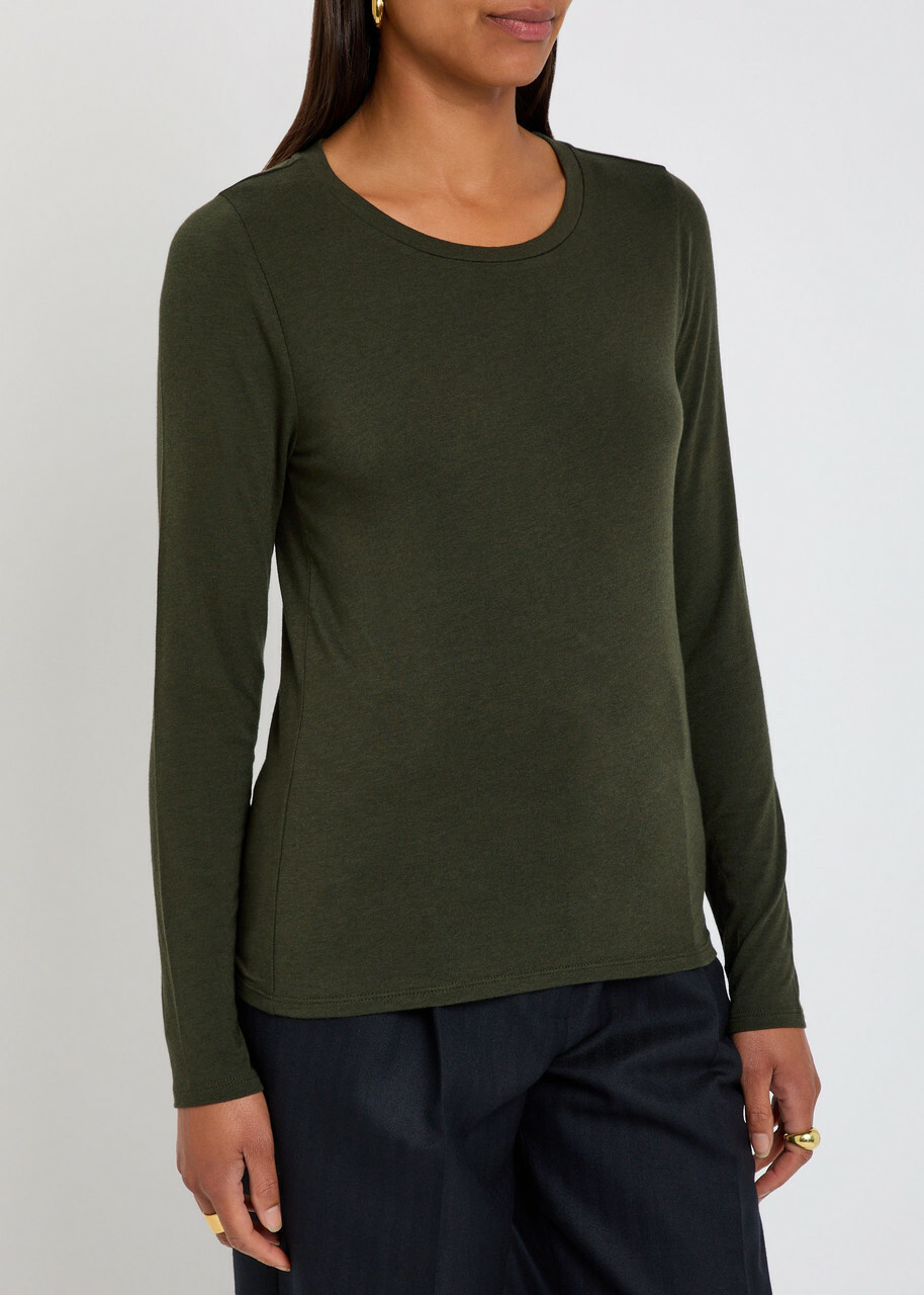 Eileen Fisher Jersey top Brown