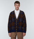 Kenzo - Checked wool-blend cardigan